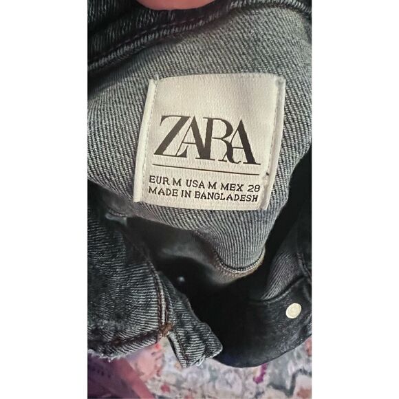 ZARA JEAN JACKET WOMENS SIZE M - Picture 8 of 10